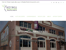 Tablet Screenshot of bothellchiropractic.com